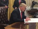 On Day 1 in office, Trump signs executive order against Obamacare