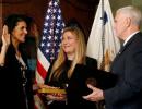 Nikki Haley sworn-in as new US envoy to UN