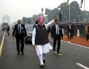 PM Modi breaks protocol again, walks down Rajpath to greet people