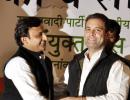 Akhilesh & Rahul: 'UP ko ye saath pasand hai'