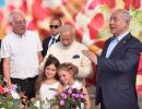 At Israeli flower farm, 'Modi' the chrysanthemum blooms