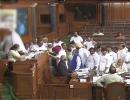 Speaker suspends 6 Congress MPs for throwing paper at Chair