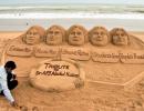 Remembering Kalam in sand