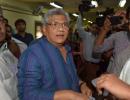 Sitaram Yechury manhandled in Delhi, 2 held