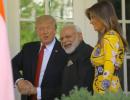 Modi and Trump: Of hugs and handshakes