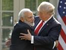 Vote: Modi's Obama hug vs Modi's Trump hug