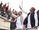 Roadshow politics: Akhilesh-Rahul show of strength in Varanasi