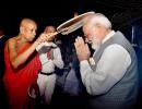 PHOTOS: PM in Sri Lanka, prays at old Buddhist temple