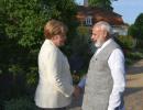 'Good interaction': PM Modi after meeting with Germany's Merkel