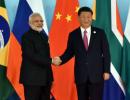 PM, Xi display bonhomie at BRICS Summit