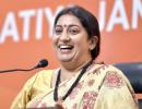 'Failed dynast': Irani slams Rahul over Berkeley speech