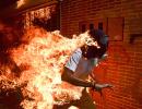 'Burning man' image wins World Press Photo of the Year