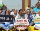 Kashmir shuts down for second day over Article 35A