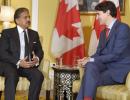 Aamir, Shah Rukh party it up with Canada's Trudeau