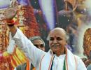 VHP's Pravin Togadia, who went 'missing', found unconscious in park