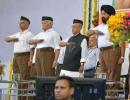 Morphed photo of Pranab in RSS-style salute goes viral, daughter says told you so