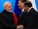 PM Modi, Pak President shake hands at SCO Summit