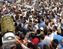 Thousands pay homage as Shujaat Bukhari laid to rest in Kashmir