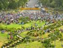 AAP stages massive protest march but stopped way behind finishing line