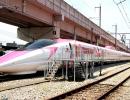 PHOTOS: Inside the world's cutest Hello Kitty Bullet train