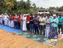 Muslims offer Friday prayers under military protection in Sri Lanka after riots