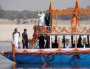 Shehnai tunes and a boat ride: Macron with Modi in Varanasi