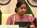 We did not keep anyone in dark, says Swaraj; slams Congress