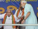 Modi-Shah face their first challenge in Yediyurappa