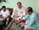 UP minister goes to Dalit home 'uninvited' for dinner, orders food from outside