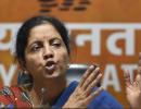 This is Chidambaram's 'Nawaz Sharif' moment: Sitharaman