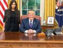 US President Trump meets Kim. Kim Kardashian, not Jong-un