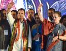 PHOTOS: In 1st visit after Telangana formation, Sonia takes on KCR