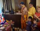 PHOTOS: How netas celebrate Ganesh Chaturthi