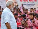 On 68th birthday, Modi gives pep talk to young school children in Varanasi