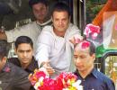 15-km road show, selfies and chai: Rahul sounds poll bugle in MP