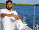 Indian Navy sailor rescued 3 days after his boat was damaged in storm