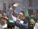 A padyatra with Owaisi