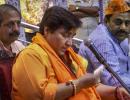 Sadhvi breaks down recalling 'torture' in custody