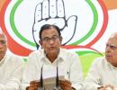 After SC snub, Chidambaram makes dramatic appearance