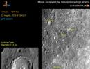 Chandrayaan-2 takes photos of craters on lunar surface