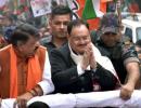 BJP's Nadda leads march in support of CAA in Kolkata