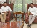 PIX: KCR's son meets Jagan Reddy to build up 3rd front