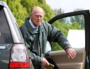 Britain's Prince Philip escapes unhurt in car accident