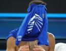 Can you identify the players at the Australian Open?