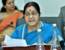 Sushma, AP Guv? Deleted tweet sparks off buzz