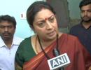 Smriti accuses Rahul of booth capturing in Amethi