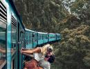 Don't try it! Couple slammed for photo from train