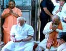 Modi offers prayers at Kashi Vishwanath temple