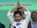 Jagan sworn in as Andhra CM; Naidu skips ceremony