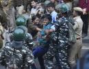 JNU students allege police brutality; cops deny charge